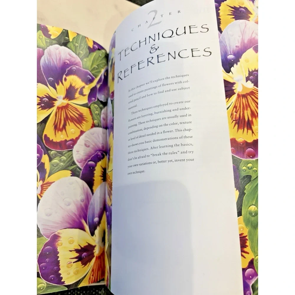 Creating Radiant Flowers In Colored Pencil by Gary Green Signed By Author Demos